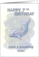 Happy 7th Birthday card
