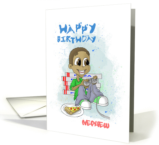 Happy Birthday Nephew card (158228)