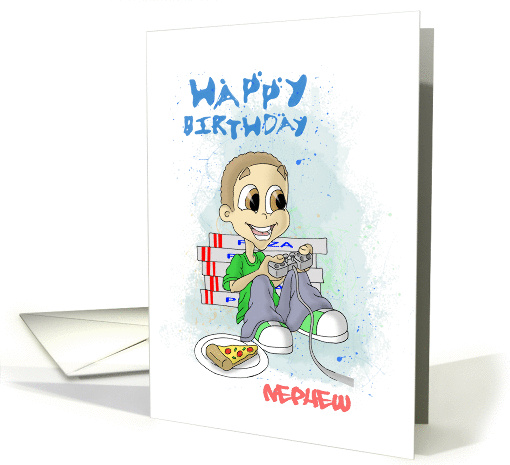 Happy Birthday Nephew card (158230)