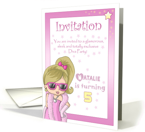 Diva Invitation - Natalie card (244571)