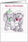 Lilon and Flump - Merry Christmas card