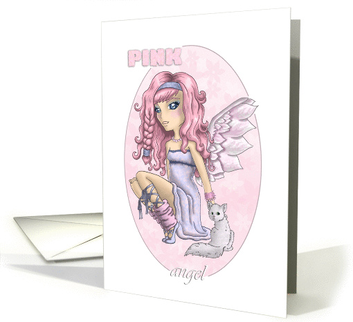 Teen Angels - Pink card (96220)