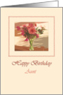 Flowers 1 - Aunt card
