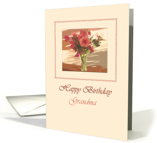 Flowers 1 - Grandma card (96504)