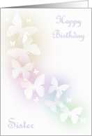 Happy Birthday Sister card