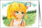 Daydreaming Little Bo Peep Lost Her Sheep card