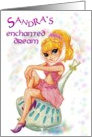 Sandra’s Enchanted Dream 50th Birthday Party Invitation card