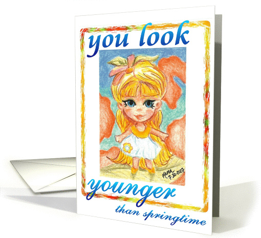 Younger Than Springtime Cosmetic Recovery Congrats card (106226)