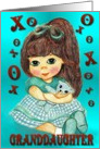 Kisses and Hugs GRANDDAUGHTER Any All Occasion Card