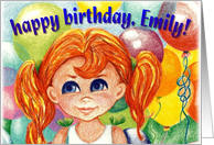 happy birthday Emily card