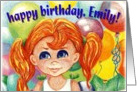 happy birthday Emily card