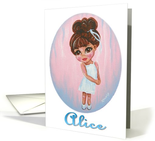 Alice Girl Birthday or whatever Note card (122403)