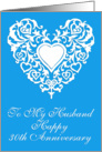 To My Husband Happy 30th Anniversary card