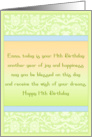 Happy Birthday 14 card