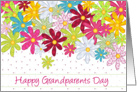 Happy Grandparents Day Flowers card