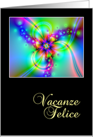 Vacanze Felice Happy Holidays in Italian card