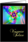 Vacanze Felice Happy Holidays in Italian card