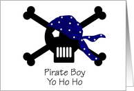 Pirate Boy Yo Ho Ho card