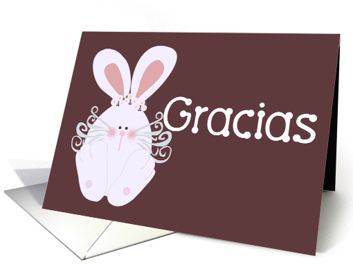 Gracias Thank You in Spanish card (125464)