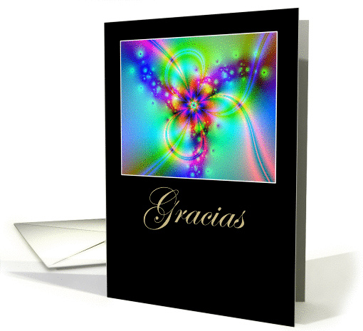 Gracias Thank You in Spanish card (125468)