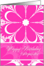 Happy Birthday Stepsister card