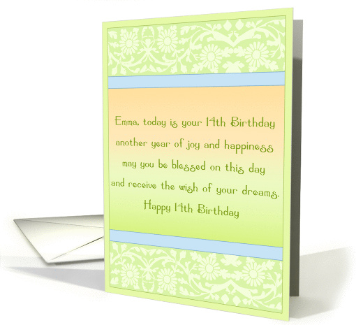 Happy Birthday 14 card (1357482)