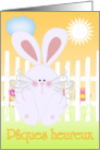 Pques Heureux - Happy Easter in French card