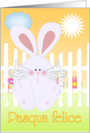 Pasqua Felice - Happy Easter in Italian card