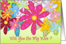 Will You Be My Wife? card