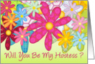 Will You Be My Hostess? card