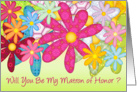 Will You Be My Matron of Honor? card