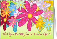 Will You Be My Junior Flower Girl? card