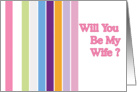 Will You Be My Wife? card