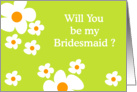 Will You Be My Bridesmaid? card