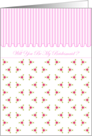 Will You Be My Bridesmaid? card