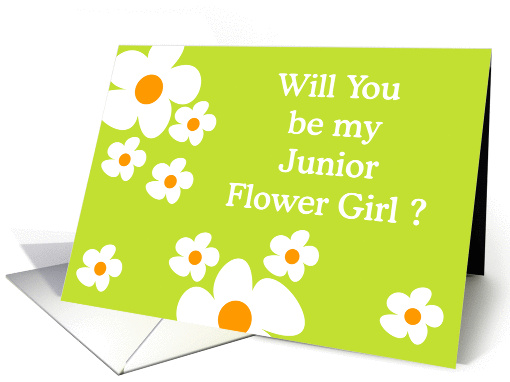 Will You Be My Junior Flower Girl? card (213169)
