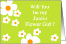 Will You Be My Junior Flower Girl? card