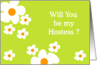 Will You Be My Hostess? card