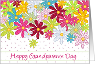 Happy Grandparents Day Flowers card