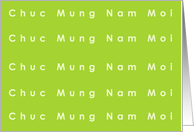 Chuc Mung Nam Moi - Happy New Year in Vietnamese card
