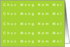 Chuc Mung Nam Moi - Happy New Year in Vietnamese card
