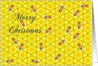 Honey Bee Christmas - Merry Christmas card