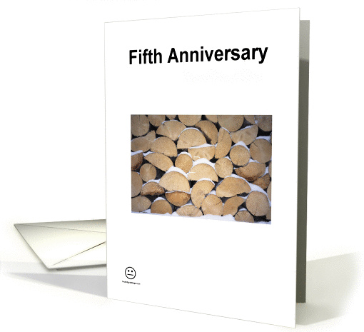 Fifth Anniversary card (121975)