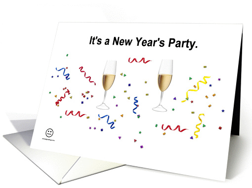 New Year's Party Invitation card (122271)