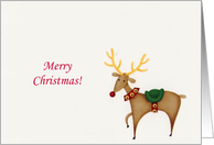 Merry Christmas Reindeer card