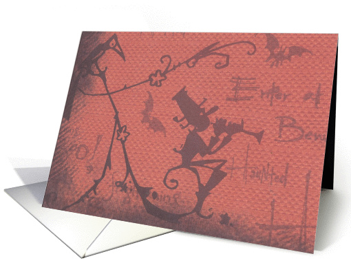 Skeleton Musician card (99637)
