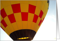 Greetings: Hot Air Balloon card