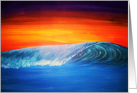 Sunset Wave card