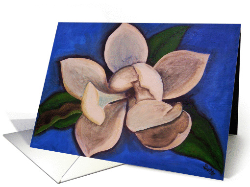 Bright Magnolia card (102501)