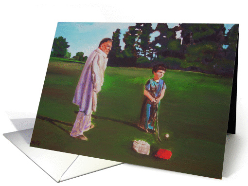 Golf lesson card (102503)